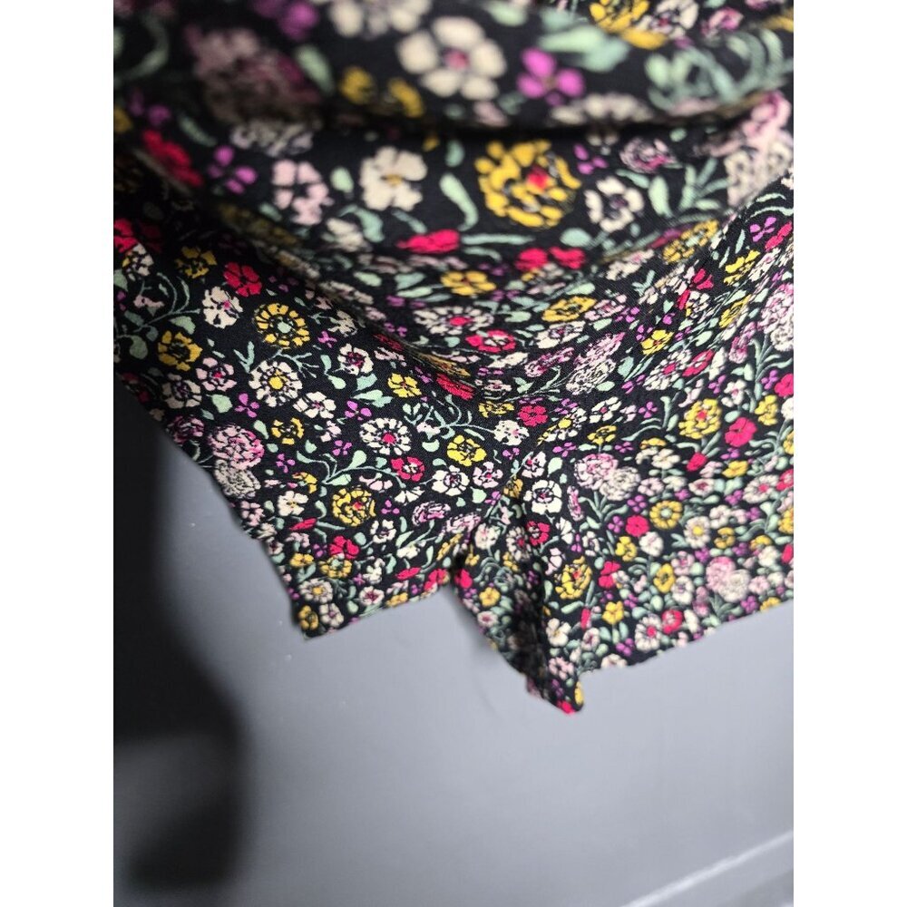 LOFT Floral v-neck Romper Large Botanical Cottagecore Spring - Picture 4 of 16